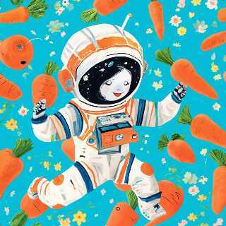 April_the_astronaut_dances_with_carrots_at_a_sprin